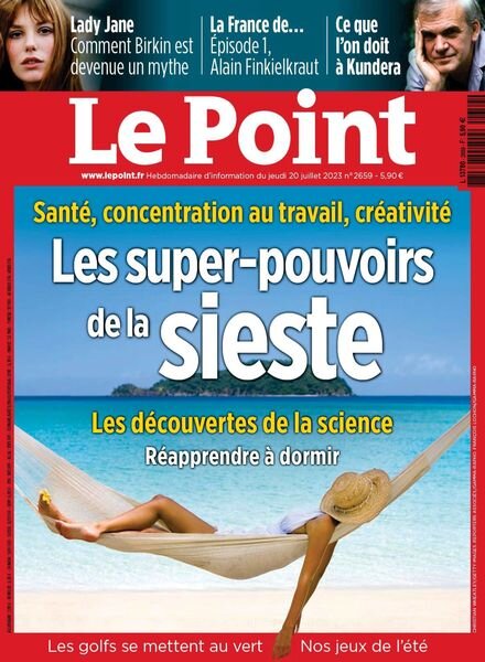 Le Point – 20 juillet 2023 Cover
