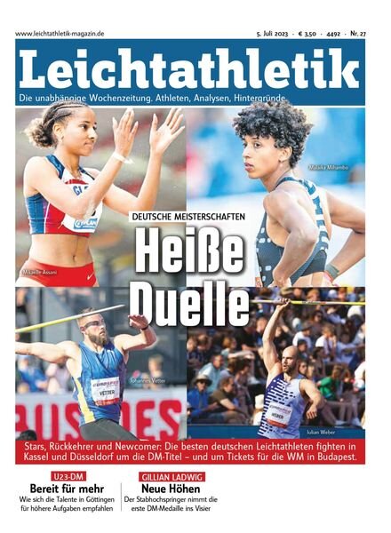 Leichtathletik – 04 Juli 2023 Cover