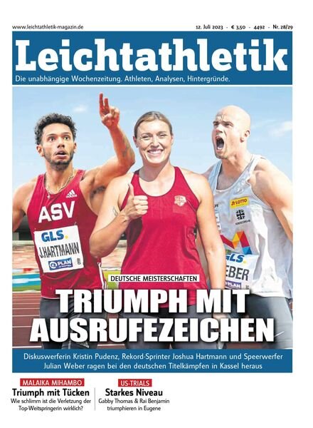 Leichtathletik – 11 Juli 2023 Cover
