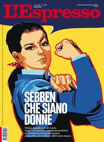 l’Espresso – 9 Luglio 2023 Cover