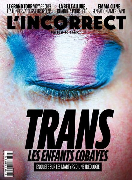 L’Incorrect – Juillet-Aout 2023 Cover