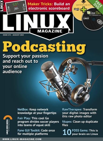 Linux Magazine USA – August 2023 Cover