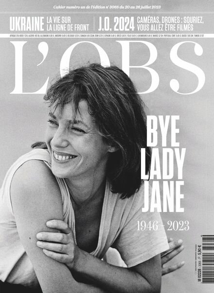 L’Obs – 20 Juillet 2023 Cover
