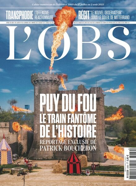 L’Obs – 27 Juillet 2023 Cover