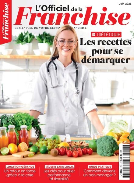 L’Officiel de la Franchise – Juin 2023 Cover