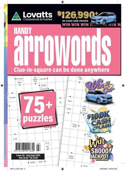 Lovatts Handy Arrowords – 23 July 2023 Cover