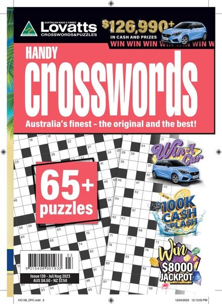Lovatts Handy Crosswords – 25 June 2023 Cover