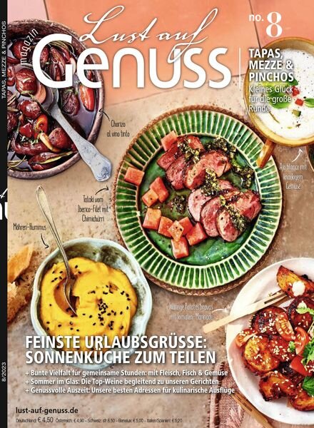 Lust auf Genuss – August 2023 Cover
