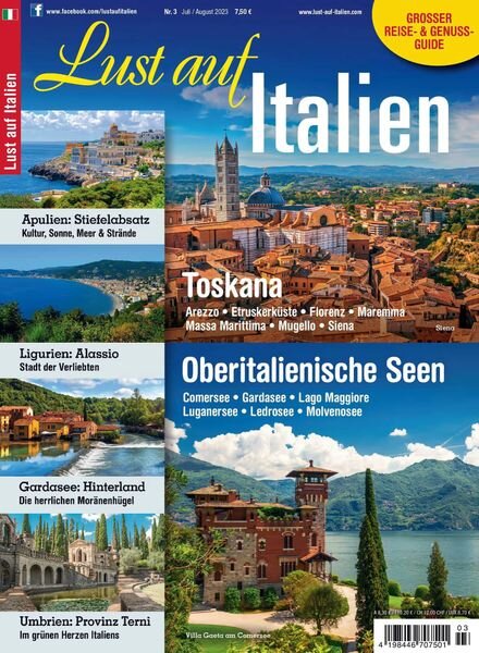 Lust auf Italien – Juli 2023 Cover