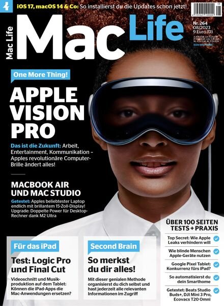 Mac Life Germany – August 2023 Cover