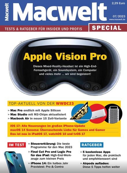 Macwelt Special – Juni 2023 Cover