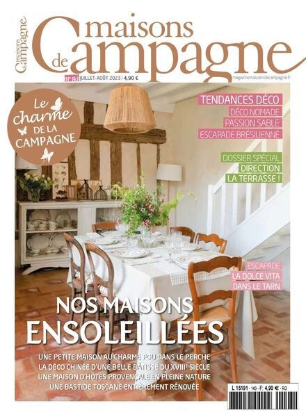 Maisons de Campagne – juillet 2023 Cover