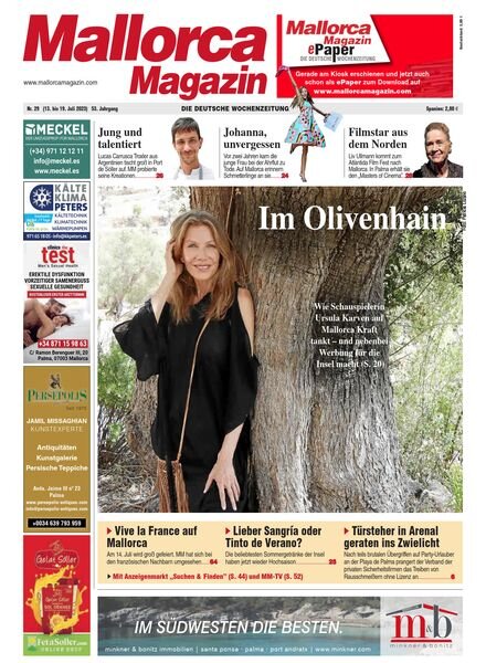 Mallorca Magazin – 13 Juli 2023 Cover