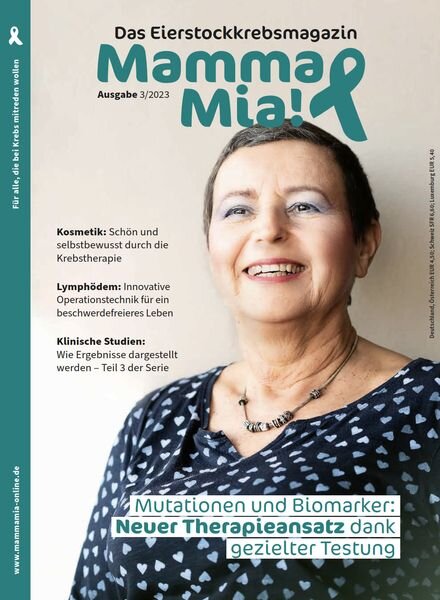 Mamma Mia! Eierstockkrebsmagazin – Nr 3 2023 Cover