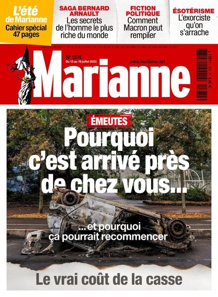 Marianne – 13 juillet 2023 Cover
