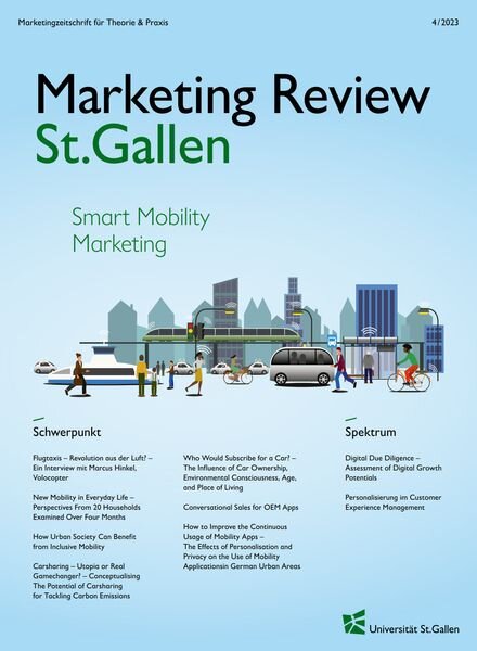 Marketing Review St Gallen – Juni 2023 Cover