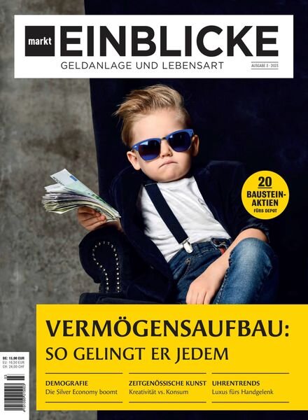 marktEINBLICKE – 21 Juli 2023 Cover