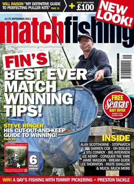 Match Fishing – August 2011 Cover