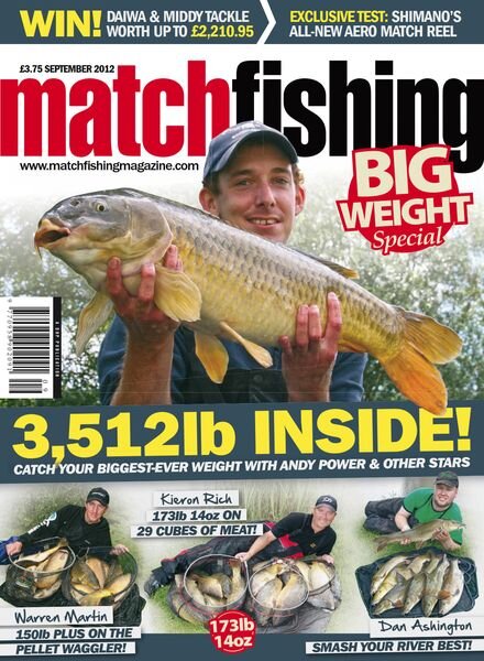 Match Fishing – August 2012 Cover