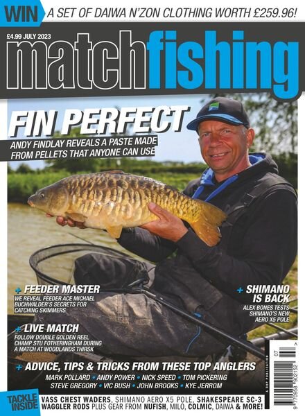 Match Fishing – July 2023 Cover