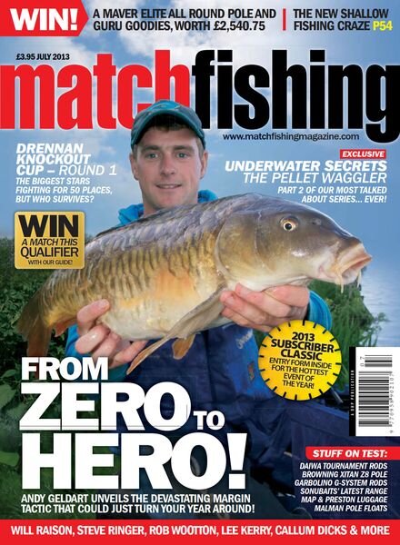 Match Fishing – June 2013 Cover