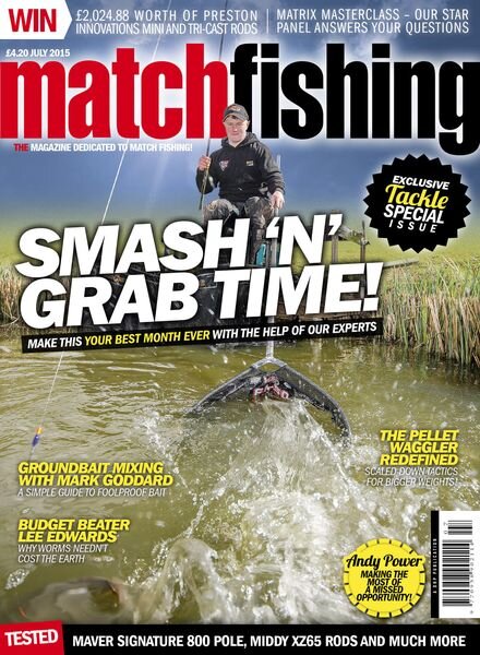 Match Fishing – June 2015 Cover