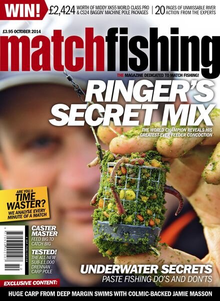 Match Fishing – September 2014 Cover