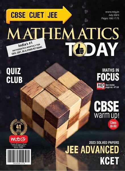 Mathematics Today – July 2023 Cover