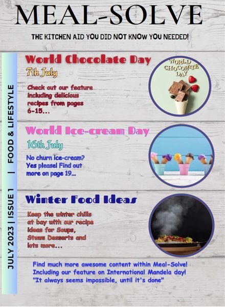 Meal-Solve – July 2023 Cover