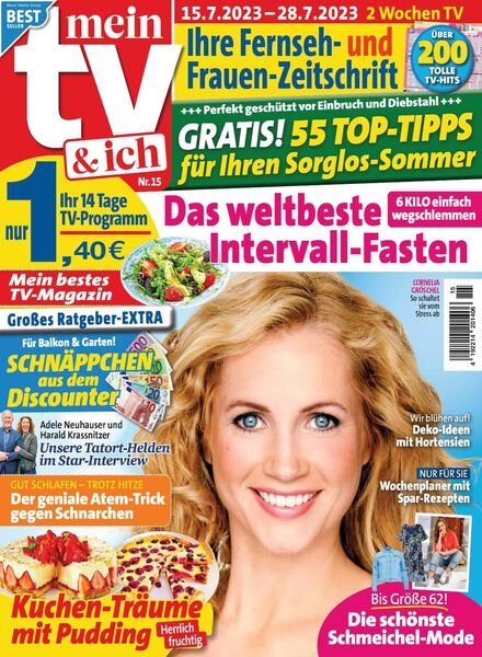 mein TV und ich – 15 Juli 2023 Cover