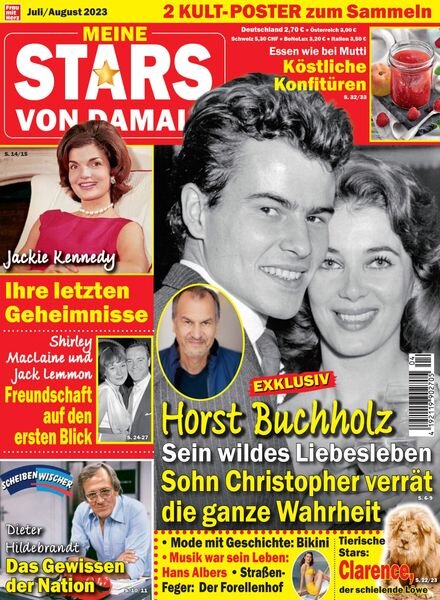 Meine Stars von Damals – Juli 2023 Cover