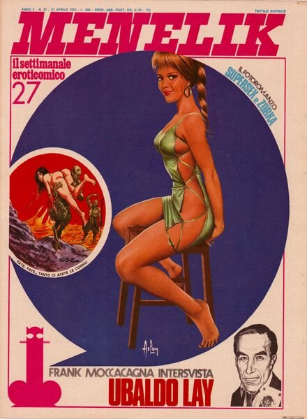 Menelik – N 27 – 21 Aprile 1972 Cover