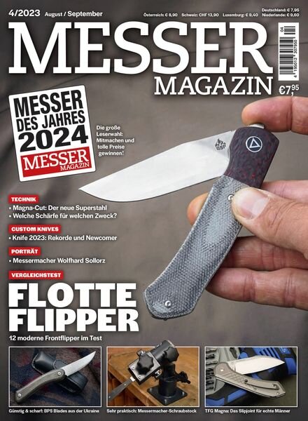 Messer Magazin – August 2023 Cover
