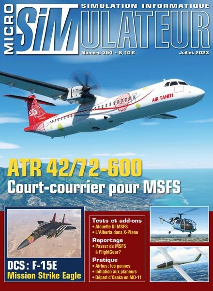 Micro Simulateur – Juillet 2023 Cover