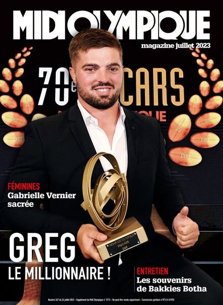 Midi Olympique Magazine – Juillet 2023 Cover