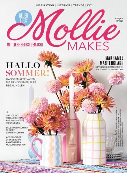 Mollie Makes Germany – Juli 2023 Cover