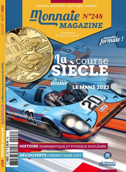 Monnaie Magazine – Juillet-Aout 2023 Cover