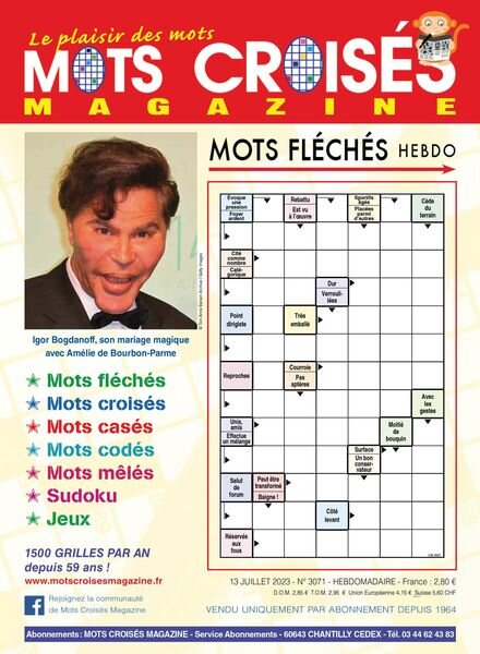 Mots Croises Magazine – 13 juillet 2023 Cover