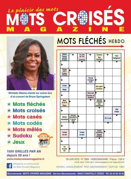 Mots Croises Magazine – 29 juin 2023 Cover