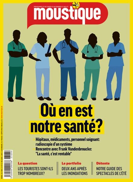 Moustique Magazine – 12 Juillet 2023 Cover
