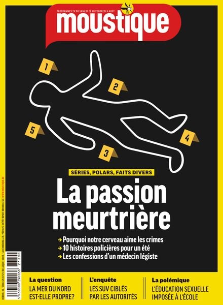 Moustique Magazine – 26 Juillet 2023 Cover