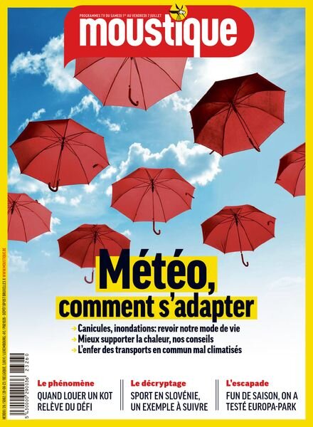 Moustique Magazine – 28 Juin 2023 Cover
