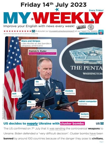 My Weekly Fr – 14 juillet 2023 Cover