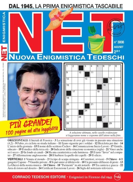 Nuova Enigmistica Tascabile – August 2023 Cover
