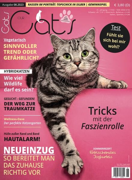 Our Cats – August 2023 Cover