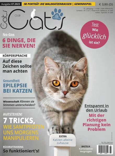 Our Cats – Juli 2023 Cover