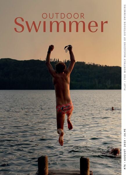 Outdoor Swimmer – August 2023 Cover