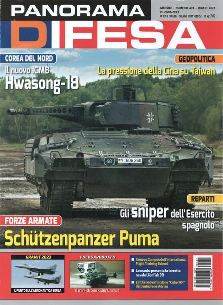 Panorama Difesa – Luglio 2023 Cover