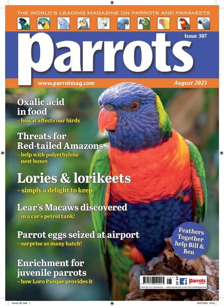Parrots – August 2023 Cover