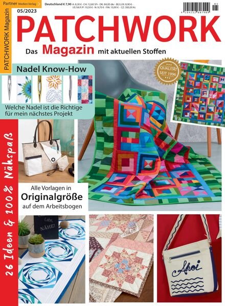 Patchwork Magazin – Juli 2023 Cover